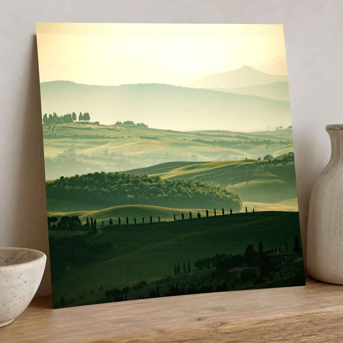 Vineyards in Tuscany, Italy by Sylwia Bartyzel Photo Print Wall Decor