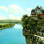 Bluff View from Tennessee River Bridge, TN vintage print