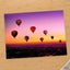 Hot Air Balloons Above a City Photo Print Wall Decor