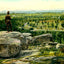 Warren Statue Little Round Top, Gettysburg PA art print