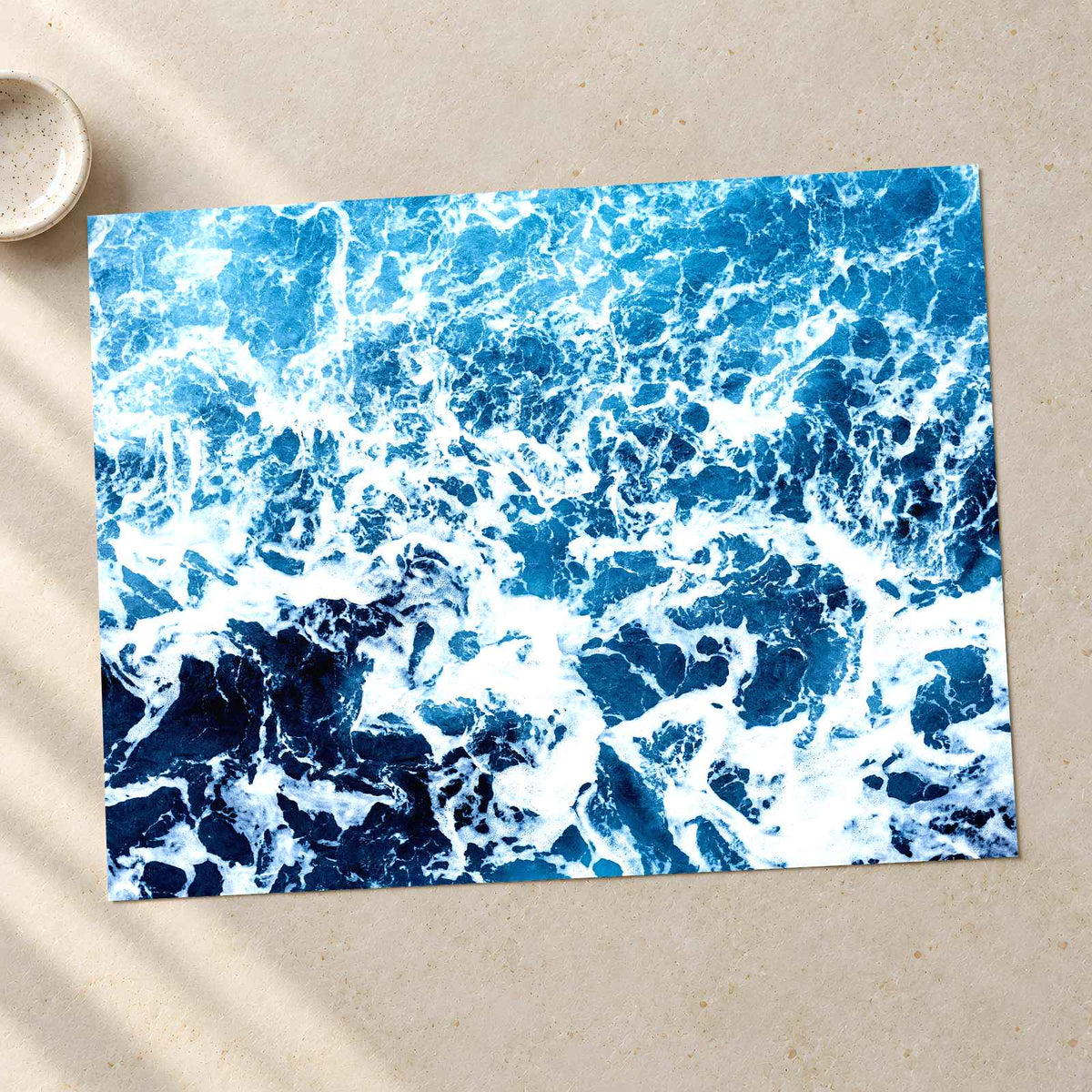 Rough Sea, Strait of Messina Photo Print Wall Decor