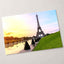 Eiffel Tower Rising Above a Reflecting Pool Photo Print Wall Decor