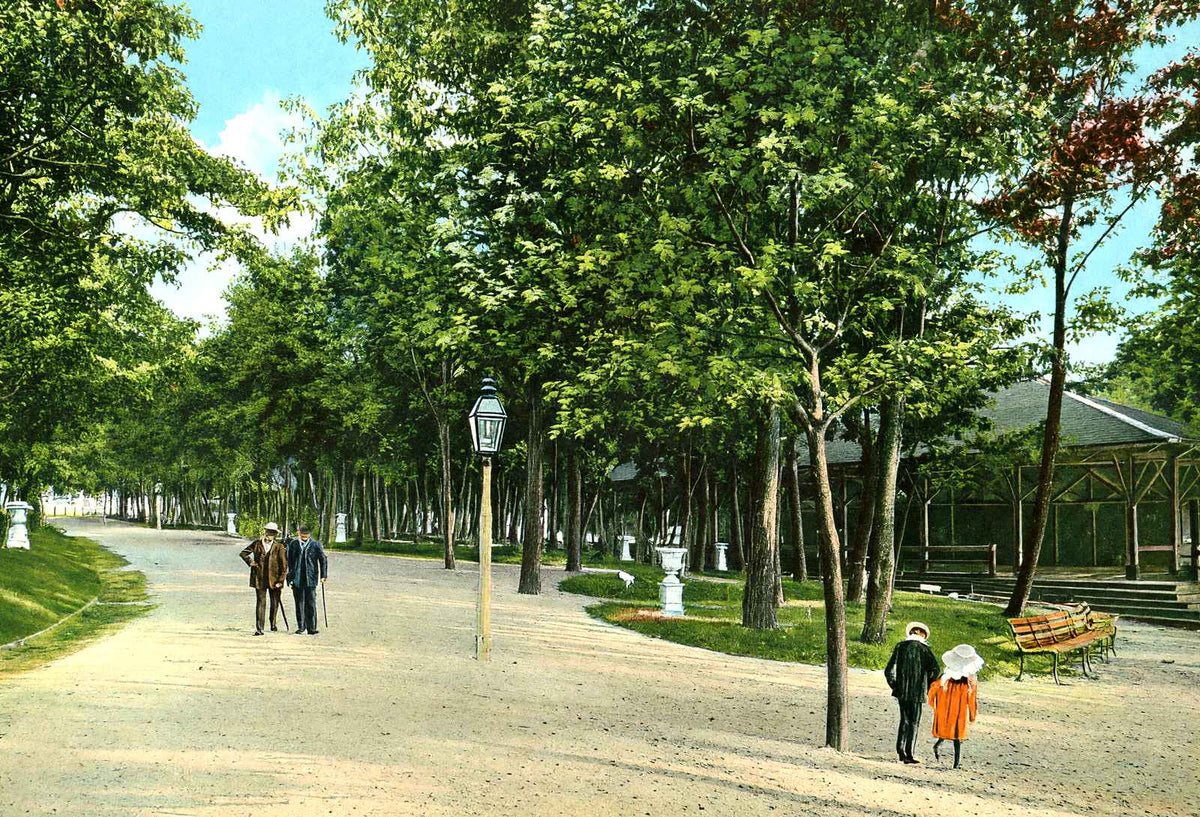 Pen Mar Park, Pen Mar PA in 1908 vintage print