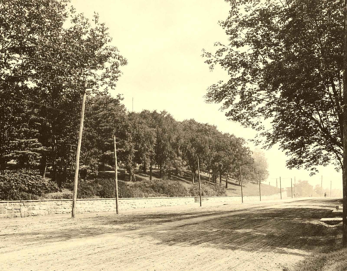 East High Street Pottstown PA in 1904 restored photo print