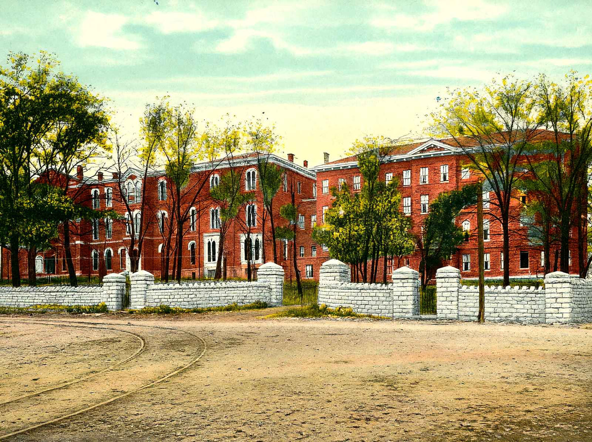 St. Cecelia Academy, Nashville, TN in 1906 vintage print