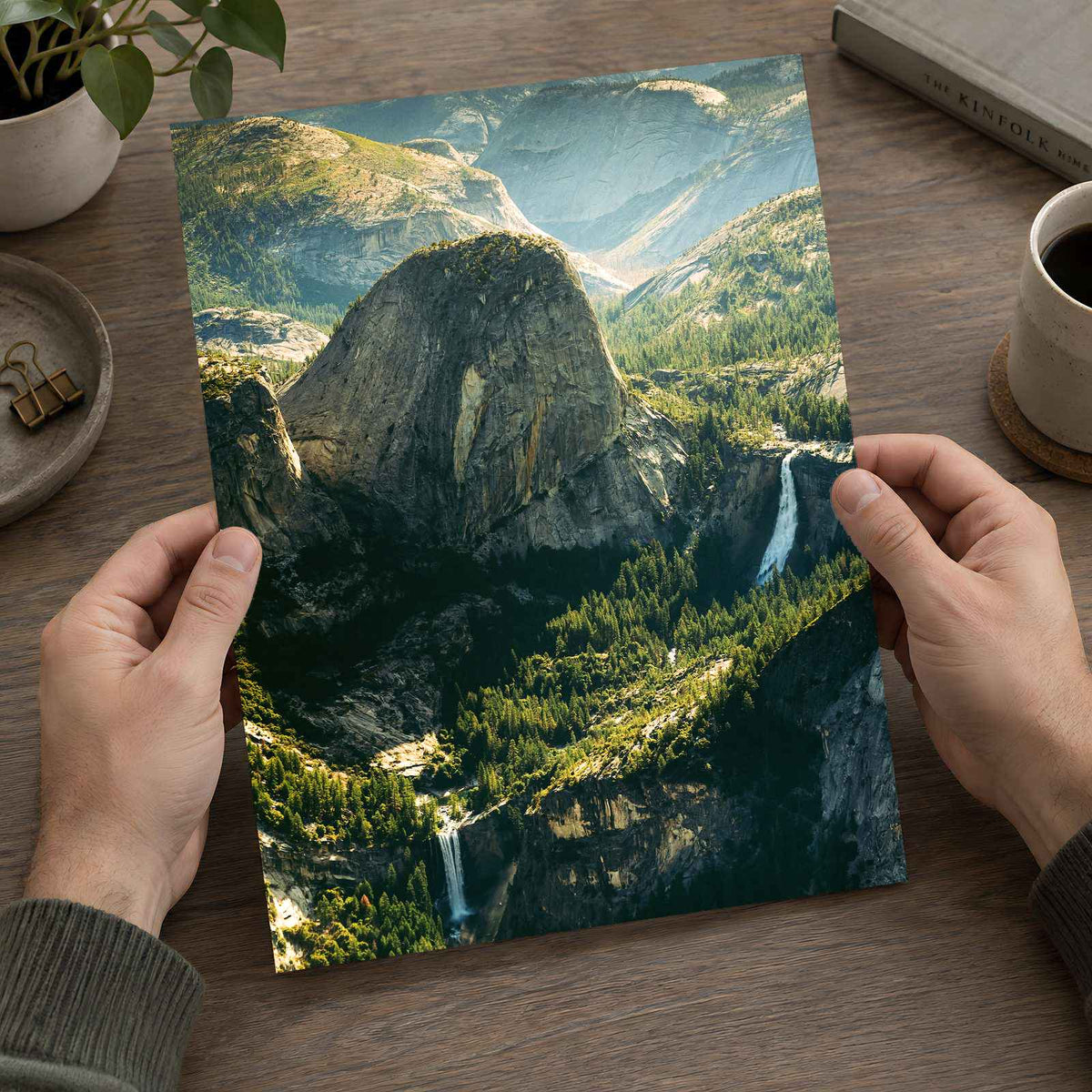 Yosemite National Park Waterfalls Aerial by Yianni Mathioudakis Photo Print Wall Decor