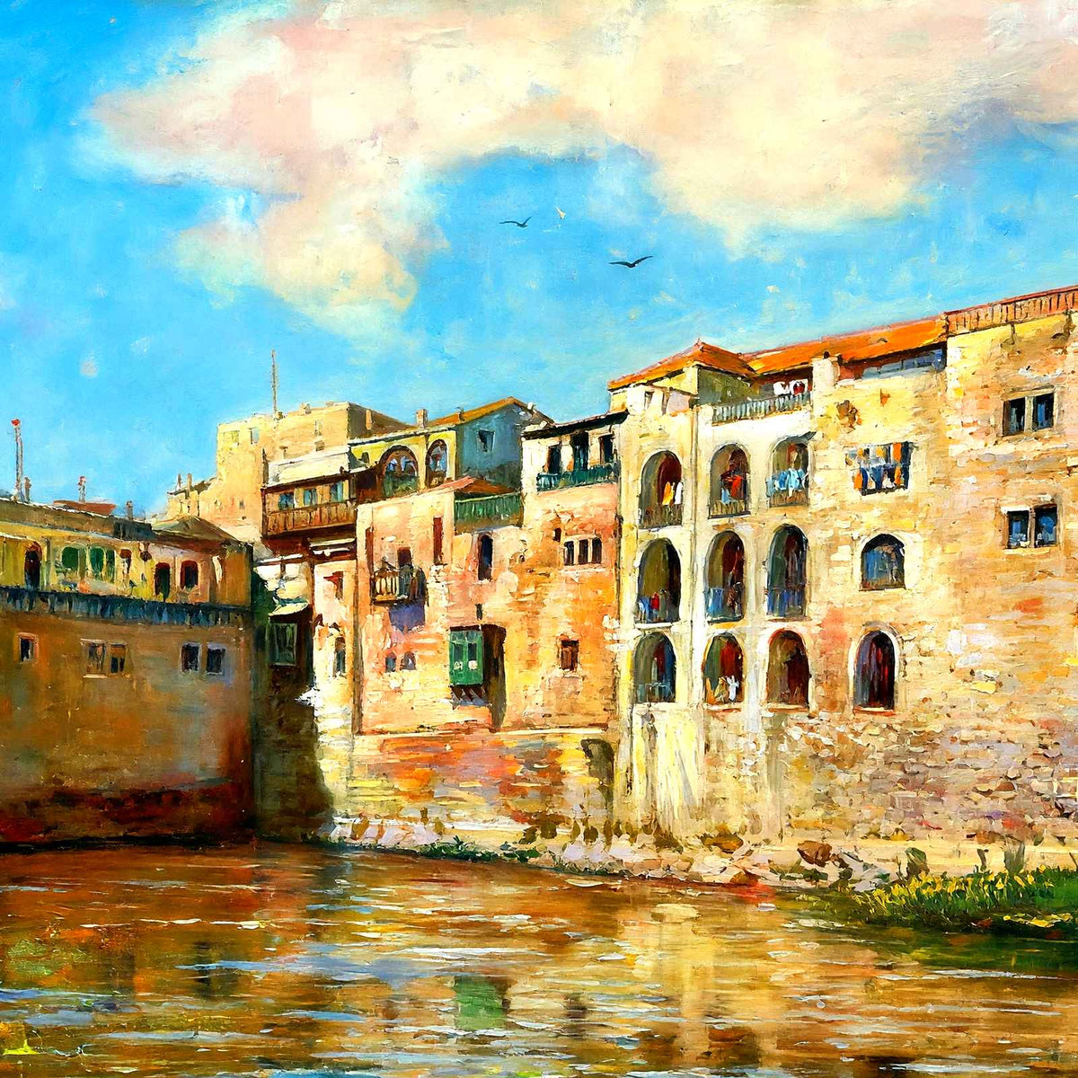 Pool of Hezekiah, Jerusalem art print