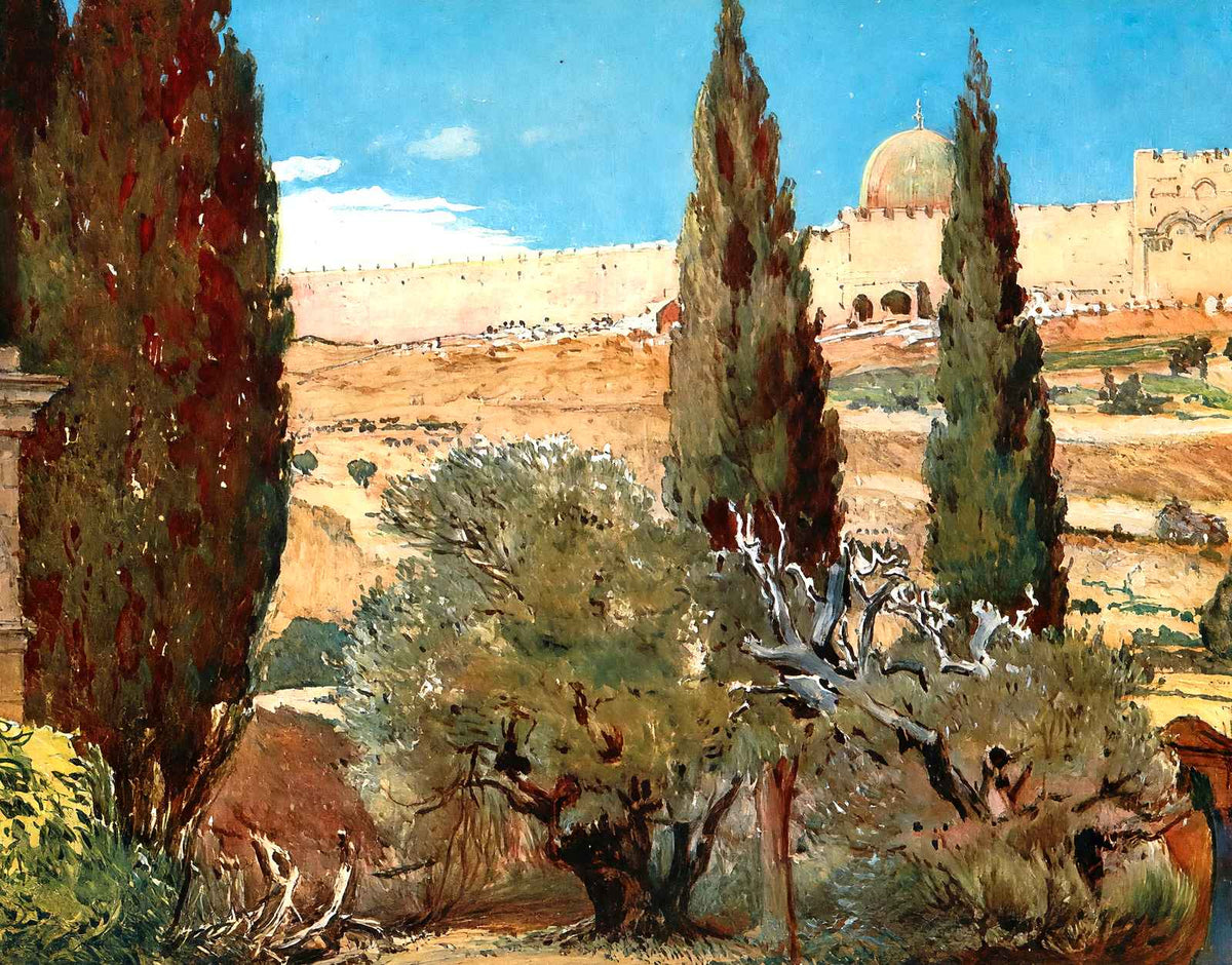 Garden of Gethsemane, Jerusalem art print