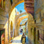 Via Dolorosa, Jerusalem art print