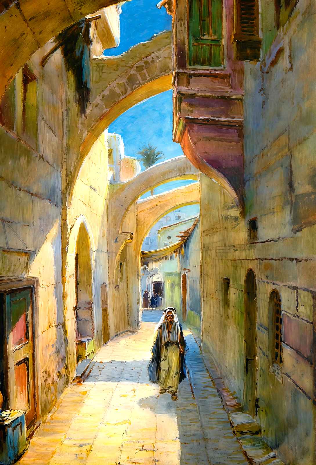 Via Dolorosa, Jerusalem art print