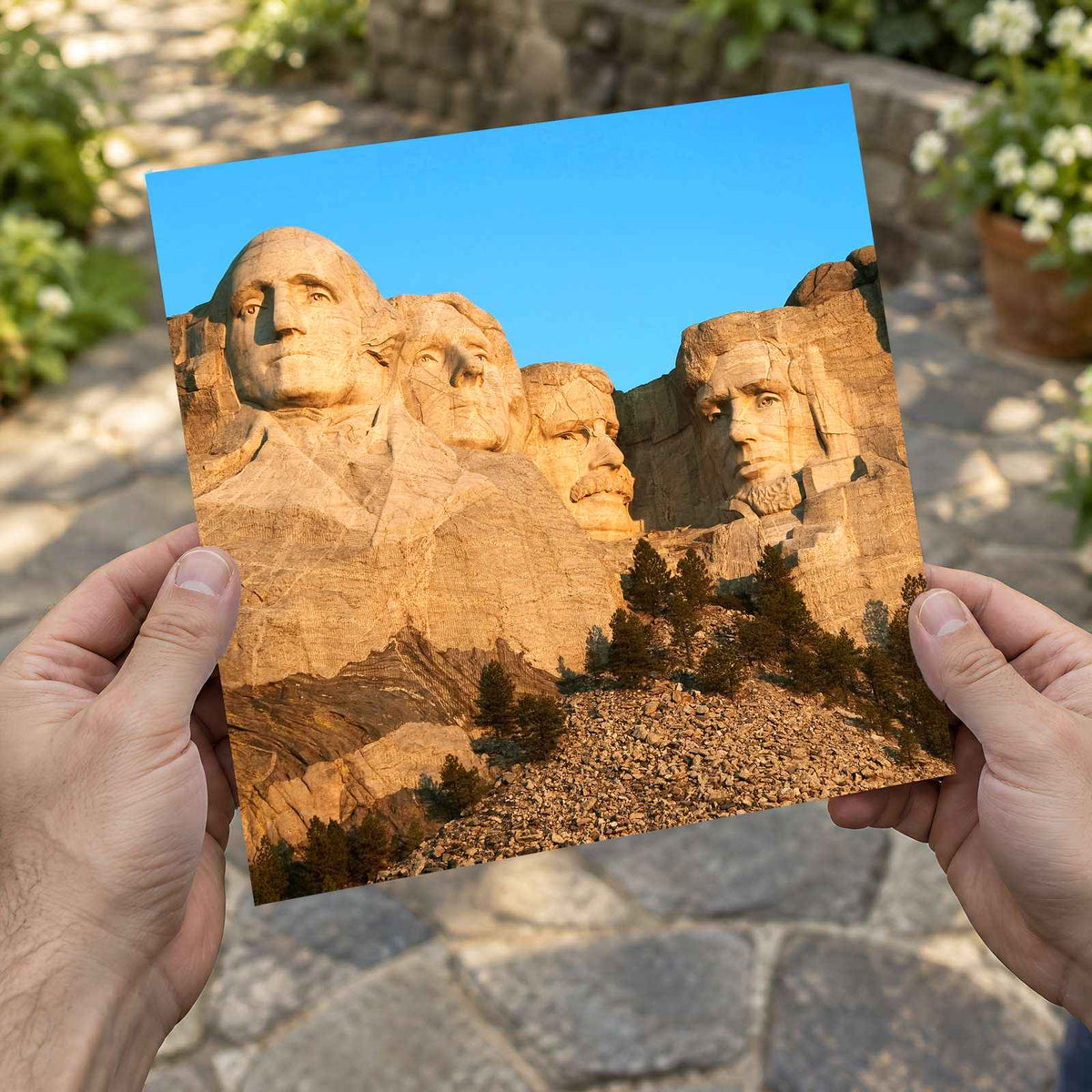 Mount Rushmore in South Dakota Photo Print Wall Decor