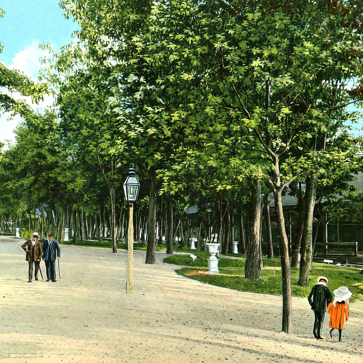 Pen Mar Park, Pen Mar PA in 1908 vintage print