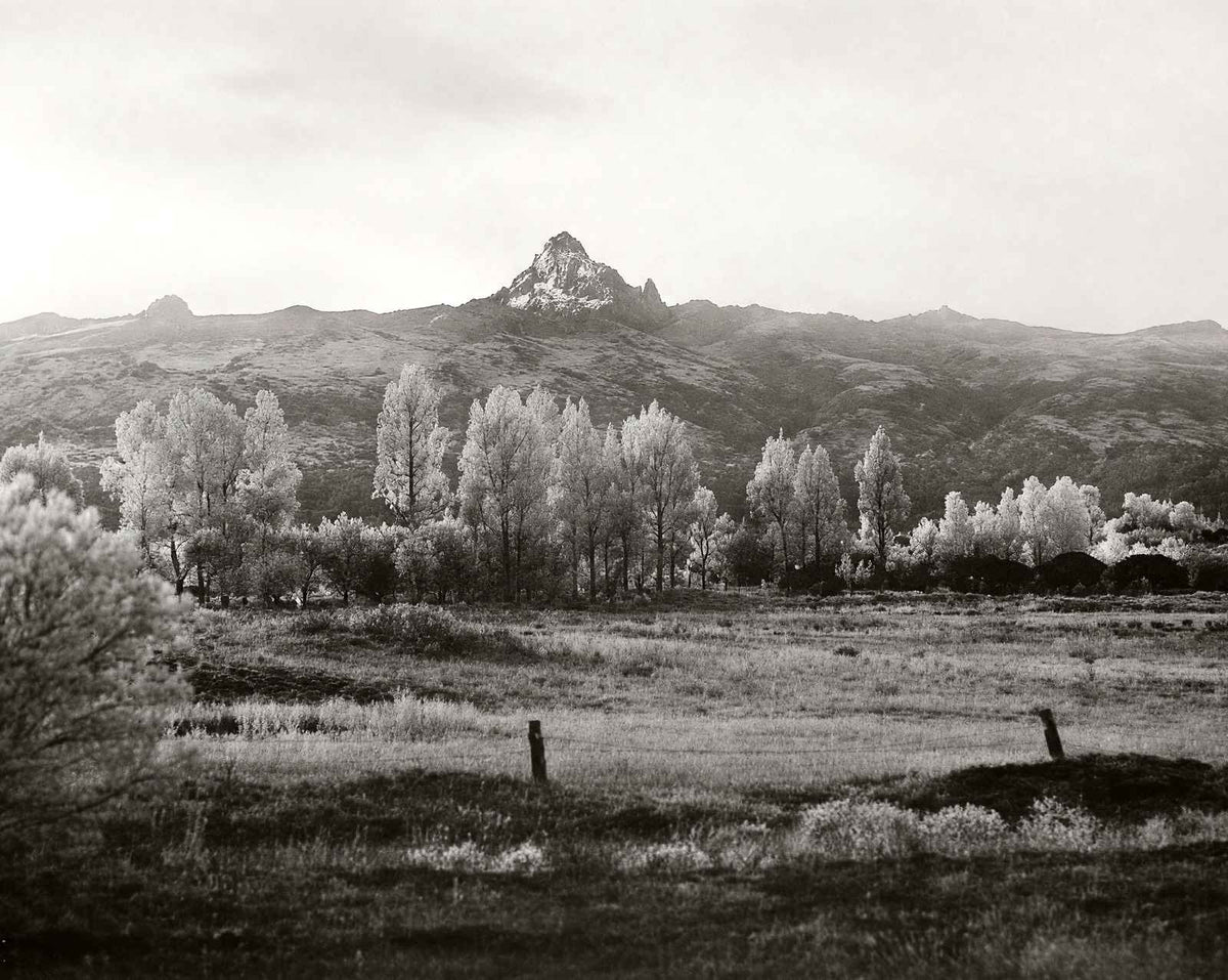 Mount Kenya from 40 Miles in 1937 restored photo print