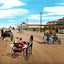 Ocean Avenue Looking West, Long Branch, NJ vintage print