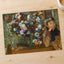 A Woman Seated Beside a Vase of Flowers fine art print by Edgar Degas (1865)