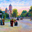 Fountain Square, Chattanooga, TN in 1905 art print