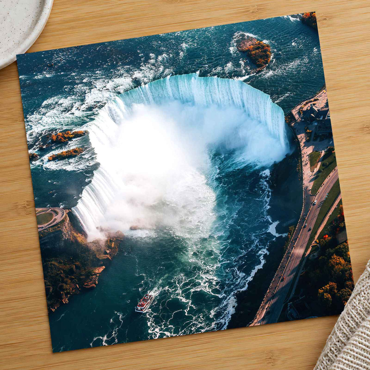 Niagara Falls from Above Photo Print Wall Decor