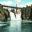 Passaic Falls from the Basin, Paterson, NJ vintage print