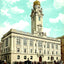 City Hall, Paterson, NJ in 1905 vintage print
