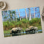Herd of Elephants in India Photo Print Wall Decor