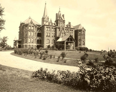 St Joseph's Academy, Greensburg PA in 1905 photo print