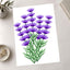 Bunch of Purple Flowers by Riswan Ratta Art Print Wall Decor
