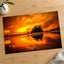 Rock Island Blazing Sunset by Joshua Earle Photo Print Wall Decor