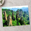 Zhangjiajie Stone Pillars in China Photo Print Wall Decor