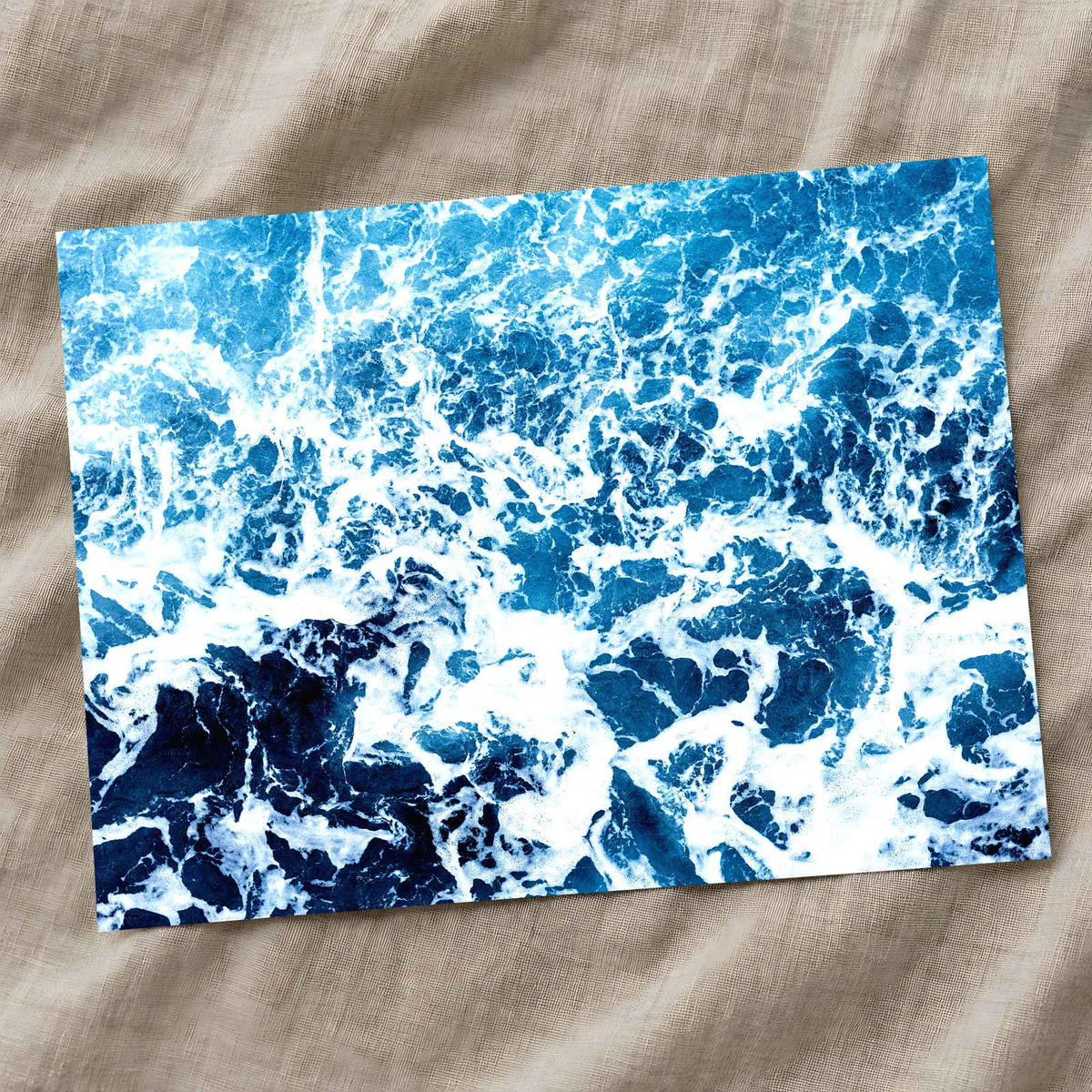 Rough Sea, Strait of Messina Photo Print Wall Decor