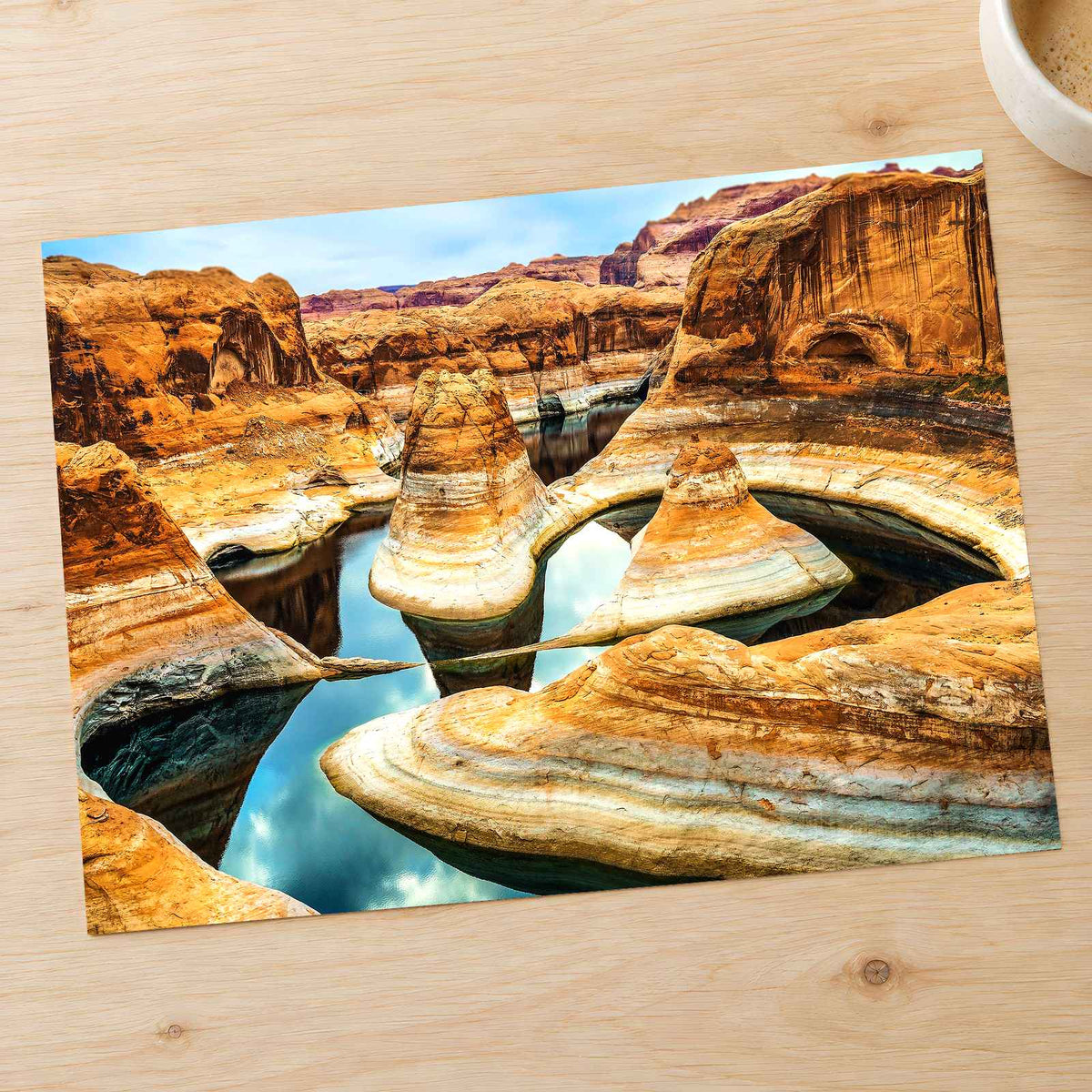 Reflection Canyon in Utah Photo Print Wall Decor
