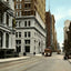 Fifth Ave & Wood St, Pittsburgh PA in 1906 vintage print