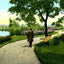 Long Park, Lancaster, PA in 1907 vintage print