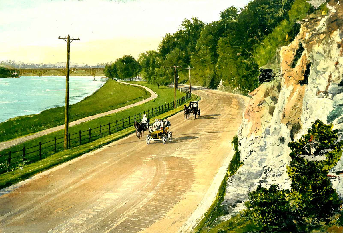 River Drive Fairmount Park, Philadelphia PA art print