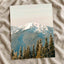 Snowy Mountain Peak Olympic National Park by Hans Photo Print Wall Decor
