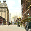 Broad St from Locust St, Philadelphia PA 1906 vintage print