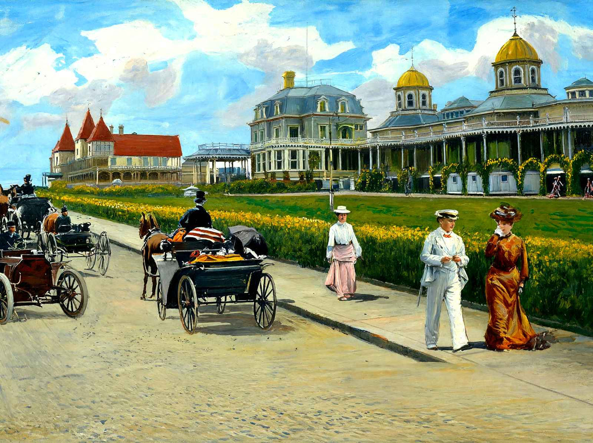 Pennsylvania Club House, Long Branch, NJ art print