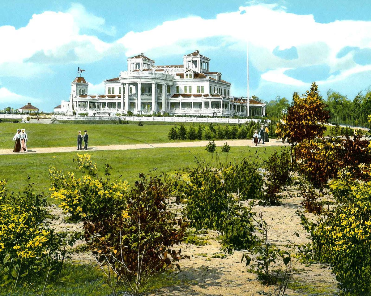 Residence of John a. McCall, Long Branch, NJ vintage print