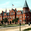 Public High School, Janesville, WI in 1907 vintage print
