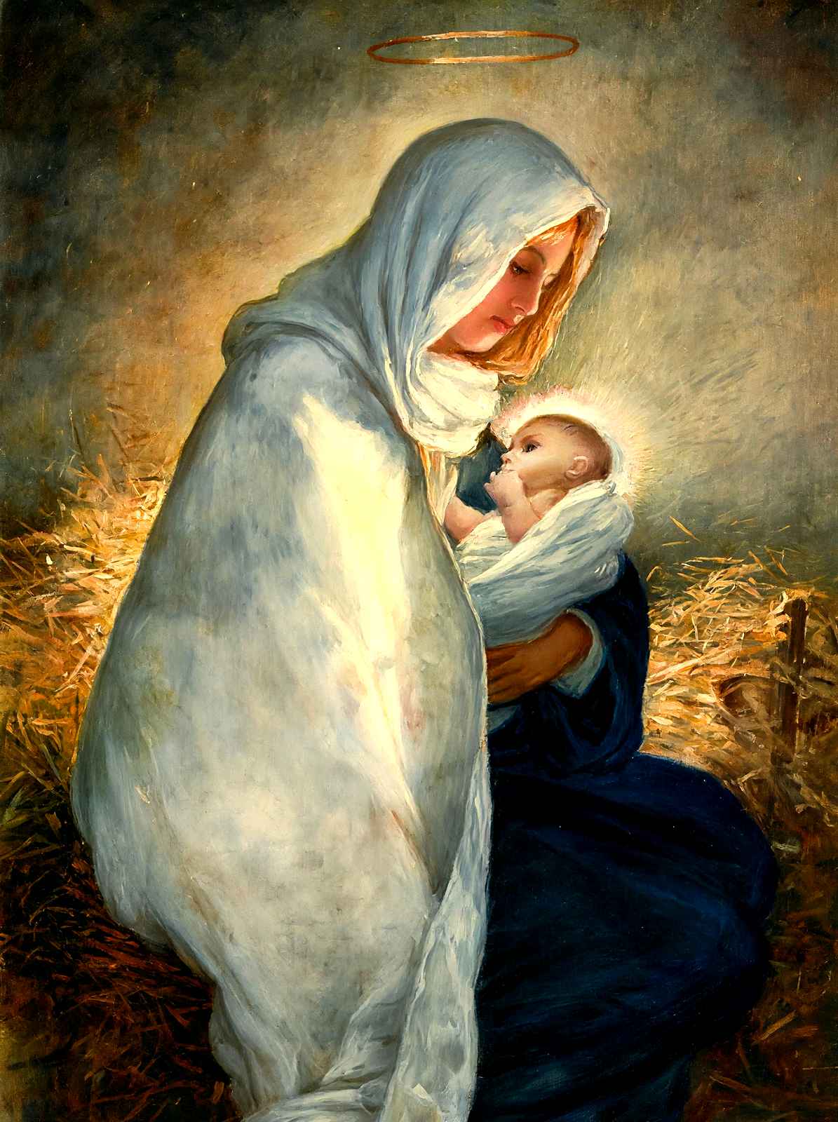 A Peaceful Christmas in 1910 art print
