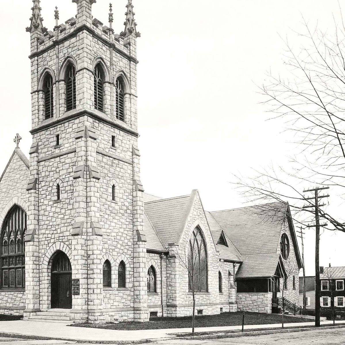 Westminster Presbyterian Church, West Chester restored photo print