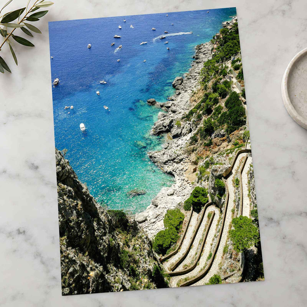 Capri in Metropolitan City of Naples by Giulia Squillace Photo Print Wall Decor