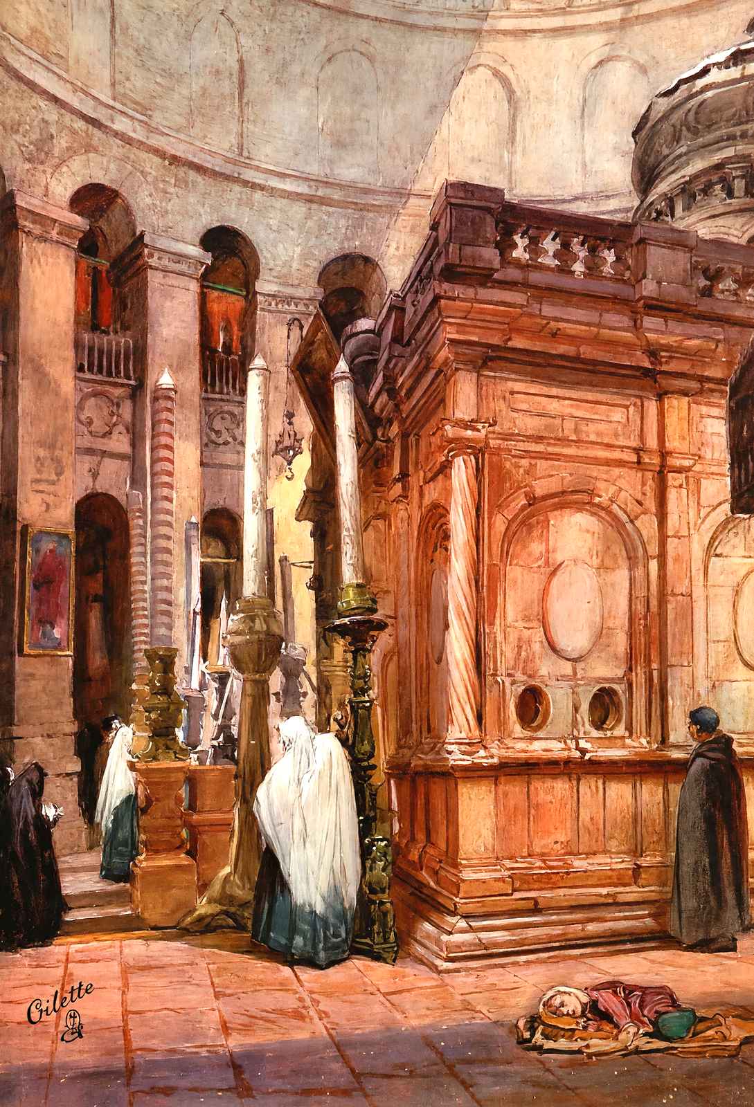 Holy Sepulchre Rotunda and Chapel, Jerusalem art print