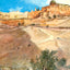 Jerusalem from Valley of Hinnom painting