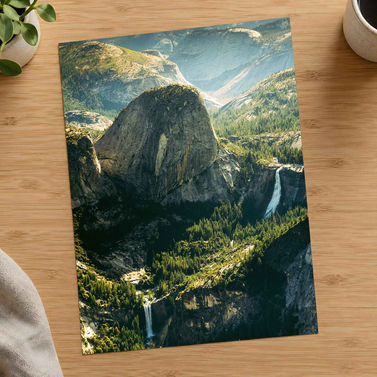 Yosemite National Park Waterfalls Aerial by Yianni Mathioudakis Photo Print Wall Decor