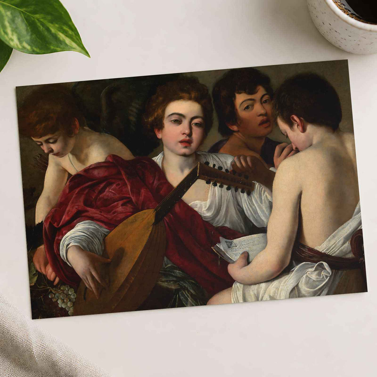 The Musicians art print by Caravaggio (Michelangelo Merisi) (1597)