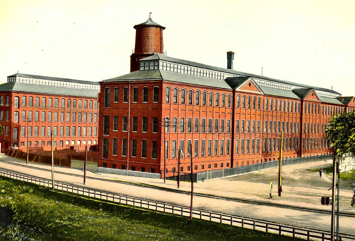Adelaide Silk Mills, Allentown, PA 1907 vintage print