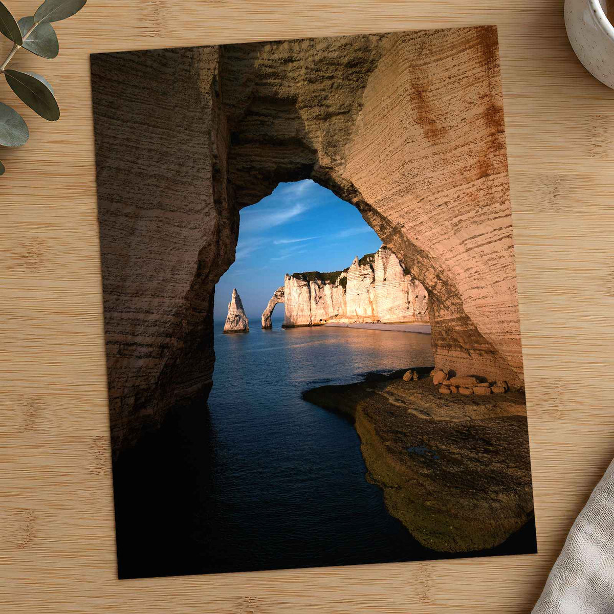 Ocean Cave in Étretat by Mikita Chyrkun Photo Print Wall Decor
