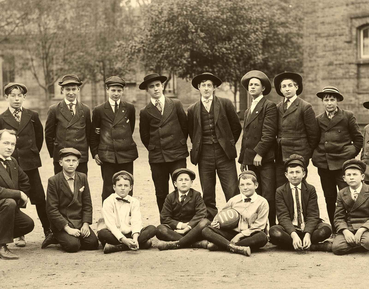 Historic 8th Grade Football Team Salisbury NC vintage photo print