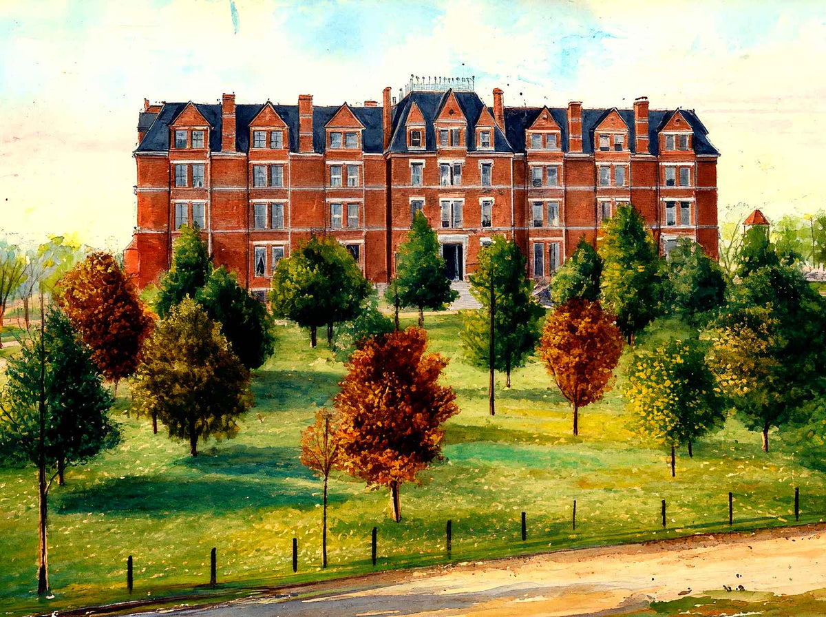 Main Building, Fisk University, Nashville, TN art print