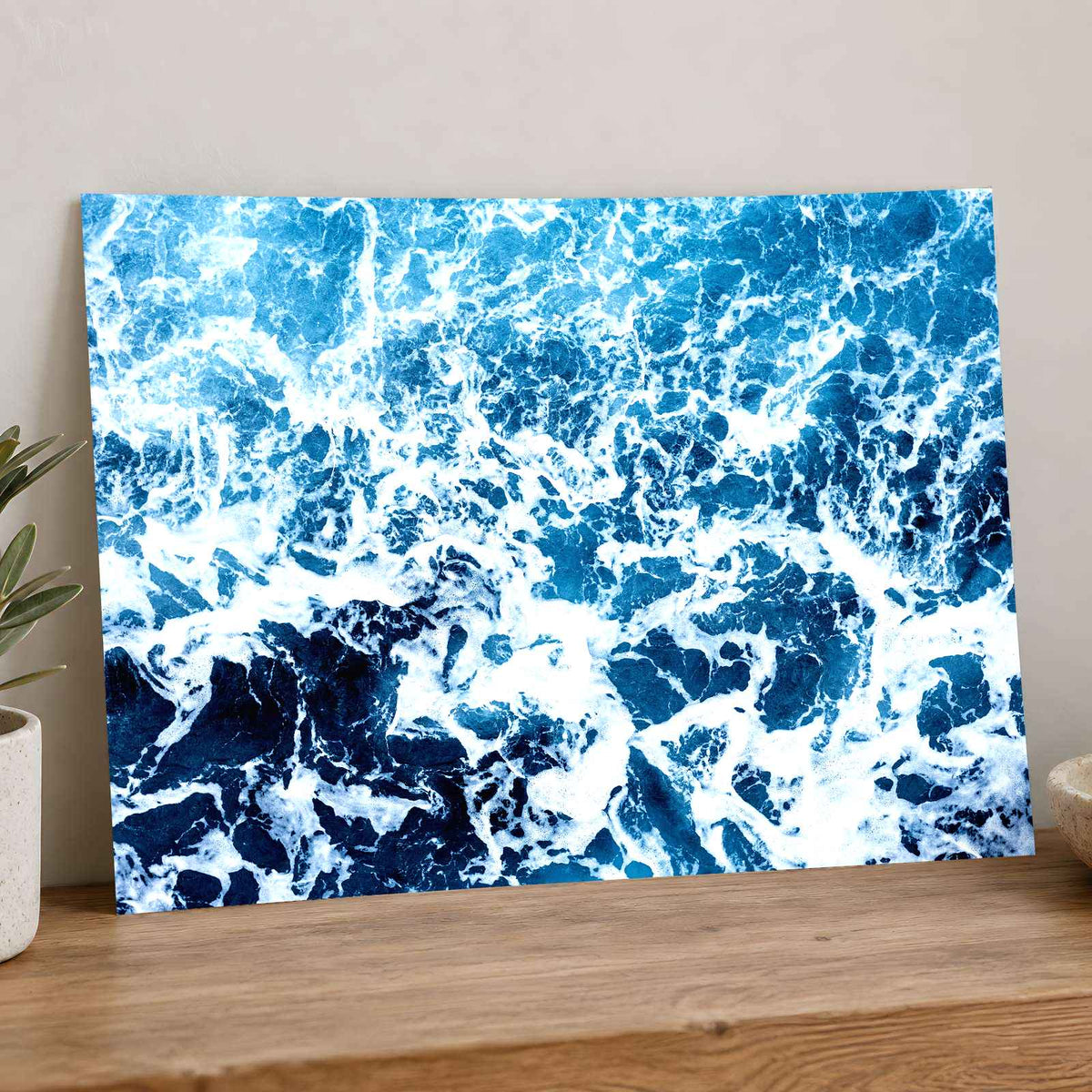Rough Sea, Strait of Messina Photo Print Wall Decor